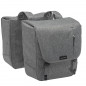 SACOCHE VELO PORTE BAGAGE A PONT NEWLOOXS NOVA DOUBLE GRIS - 32 LITRES - 350X350X150MM