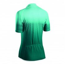 MAILLOT GIST MANCHES COURTES POIS FEMME VERT  M  -5374