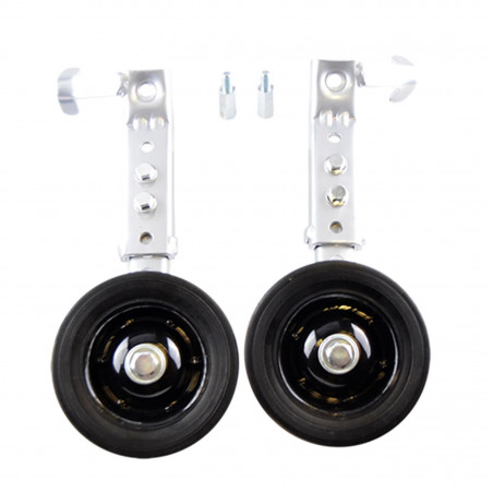 STABILISATEUR REGLABLE RENFORCE ROUE ACIER - POUR VELO 24 A 28 '' ADULTE (PR)