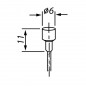 CABLE DE FREIN CYCLO VELOX G.1 POUR MBK  BOULE 6x10mm  DIAM 18-10  Lg 1,80M  (14 FILS)  (BOITE DE 25)