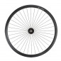 Roue fixie 700 av ecrou axe plein jante noir mach1 550. moyeu noir 32t