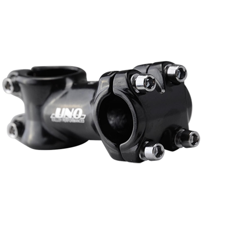 POTENCE VTT AHEAD SET 1''1/8 L105 UNO ALU NOIR   7° (CINTRE 25.4)