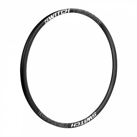 Jante vtt 29" switch tsunami disc pour gravity-enduro noir 32t. tubeless ready double paroi largeur 27mm