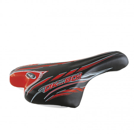 SELLE ENFANT JUNIOR 20/24 POUCES MONTE GRAPPA 998 OK GO NOIR/ROUGE AVEC CHARIOT DE SELLE