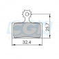 Plaquette frein vtt 39 clarks sintered m2 adapt.Shimano xtr/xt/slx br-m9000/8000/7000/600