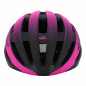 CASQUE VELO ADULTE GIST ROUTE REVOL ROSE-NOIR FEMME ET JUNIOR FULL IN-MOLD TAILLE 52-55 REGLAGE MOLETTE