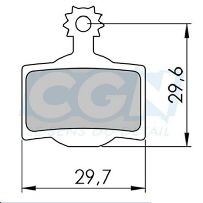 Plaquette frein vtt 30 clarks exotherm adapt. magura mt2/mt4/mt6/mt8 (pr)