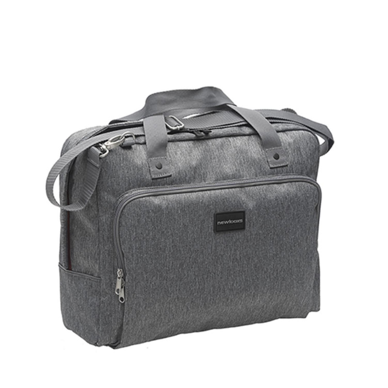 SACOCHE VELO PORTE BAGAGE NEWLOOXS NOVA POSTINO GRIS - 18 LITRES - 390x300x160MM