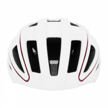 CASQUE VELO ADULTE GIST URBAIN LUXO BLANC IN-MOLD AVEC ECLAIRAGE 360° TAILLE 52-58 REGLAGE MOLETTE