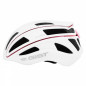 CASQUE VELO ADULTE GIST URBAIN LUXO BLANC IN-MOLD AVEC ECLAIRAGE 360° TAILLE 52-58 REGLAGE MOLETTE