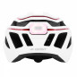 CASQUE VELO ADULTE GIST URBAIN LUXO BLANC IN-MOLD AVEC ECLAIRAGE 360° TAILLE 52-58 REGLAGE MOLETTE