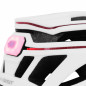 CASQUE VELO ADULTE GIST URBAIN LUXO BLANC IN-MOLD AVEC ECLAIRAGE 360° TAILLE 56-62 REGLAGE MOLETTE