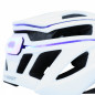 CASQUE VELO ADULTE GIST URBAIN LUXO BLANC IN-MOLD AVEC ECLAIRAGE 360° TAILLE 56-62 REGLAGE MOLETTE