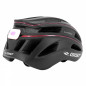 CASQUE VELO ADULTE GIST URBAIN LUXO NOIR IN-MOLD AVEC ECLAIRAGE 360° TAILLE 52-58 REGLAGE MOLETTE