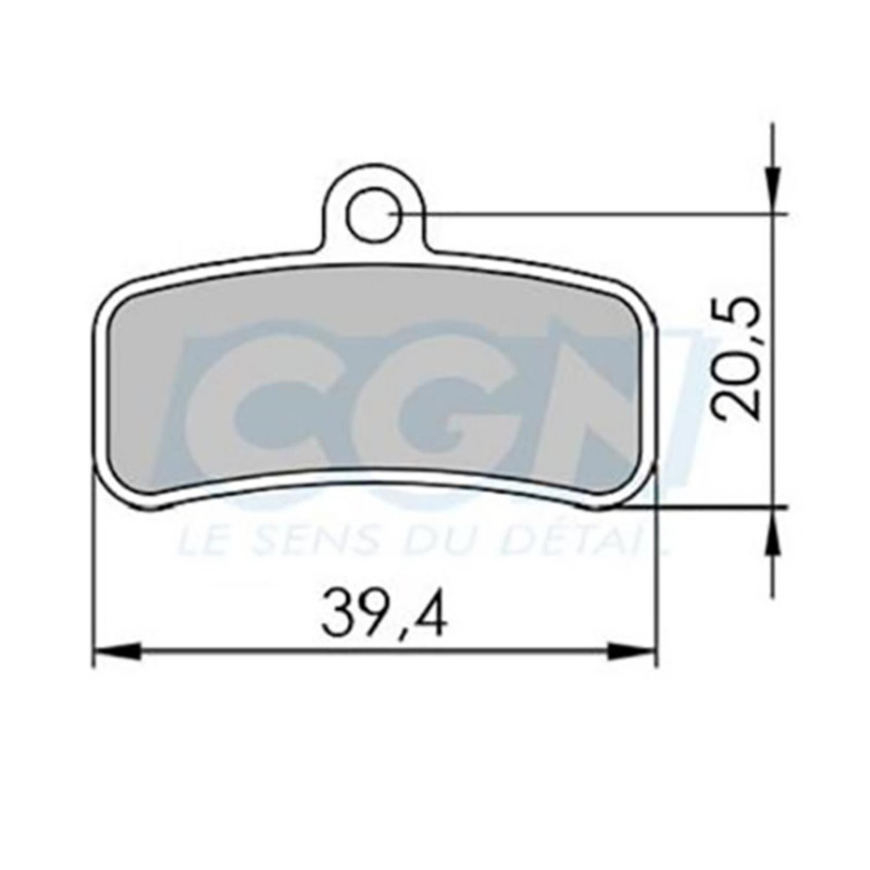 Plaquette frein vtt 36 clarks exotherm adapt. Shimano saint/zee m640/810/820 4 pistons (pr