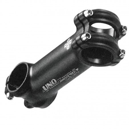 POTENCE ROUTE/VTT AHEAD SET 1''1/8 L110 UNO ALU 6061 NOIR MAT  /- 7° REVERS. (CINTRE 25.4)