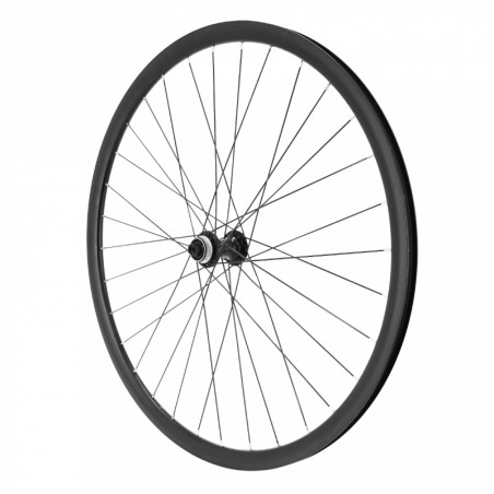 Roue gravel 700 p2r avant disc centerlock tubeless ready moyeu Shimano rs470 noir  axe traversant 12-142 jante 19c 32 rayons