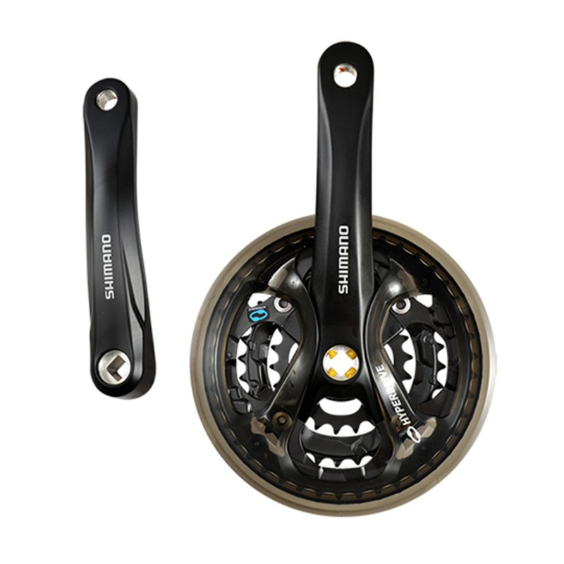 PEDALIER VTT TRIPLE 42-32-22D L170 ALU SHIMANO ACERA M361 7/8V   CARTER (AXE 123MM)