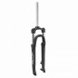 FOURCHE VTC 28 " 700X35 ZOOM 187D ALU RESSORT NOIR MAT DEB. 65mm REGLABLE PIVOT LISSE 1"1-8-28,6 EXTERIEUR COMPATIBLE DISC