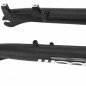FOURCHE VTC 28 " 700X35 ZOOM 187D ALU RESSORT NOIR MAT DEB. 65mm REGLABLE PIVOT LISSE 1"1-8-28,6 EXTERIEUR COMPATIBLE DISC