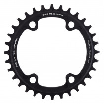 PLATEAU VTT MONO DIAM  96 EXTER 36DTS NOIR 4 BRANCHES TA ONE 96 (COMP.SHIMANO 10/11/12V)