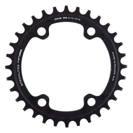 PLATEAU VTT MONO DIAM  96 EXTER 36DTS NOIR 4 BRANCHES TA ONE 96 (COMP.SHIMANO 10/11/12V)