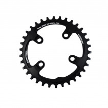 PLATEAU VTT MONO DIAM  76 EXTER 34DTS NOIR 4 BRANCHES ALU 7075 (COMP.1X11 SRAM XX1) STRONG