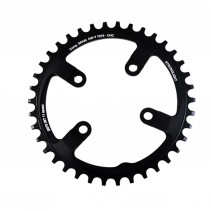 PLATEAU VTT MONO DIAM  76 EXTER 38DTS NOIR 4 BRANCHES ALU 7075 (COMP.1X11 SRAM XX1) STRONG
