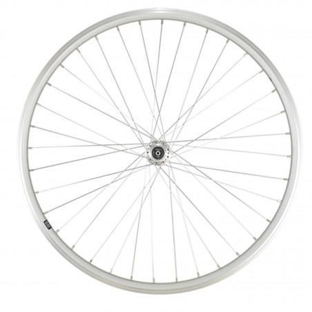 Roue vtt 26" av blocage jante argent mach1 er10 moy.miche magnum v-brake 36t