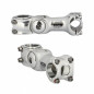 POTENCE REGLABLE AHEAD SET 1" 1"1/8 L110 UNO ALU ARGENT 0 A 60° (CINTRE 25.4)