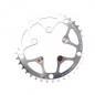 PLATEAU ROUTE DIAM 135 PORTEUR 39DTS ARGENT VENTOK POUR TRIPLE(COMP.CAMPA)TA 8/9/10V.5BRAN
