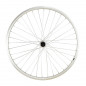 Roue vtt 26" ar blocage k7 jante argent mach1 er10 moy.shim tx500 v-brake 8/9/10v