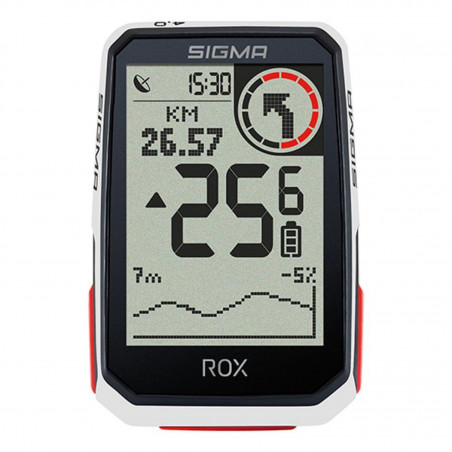 Compteur velo sans fil/gps Sigma rox  4.0 30 fcts noir sensor set (vitesse-cadence-cardio)