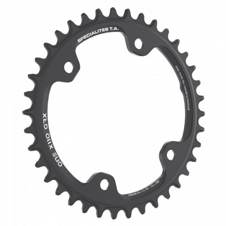 PLATEAU GRAVEL MONO DIAM 110 38DTS NOIR ONE X110 GRX600/810 (COMP.SHIM. 4 BRAN.) TA 10/11/