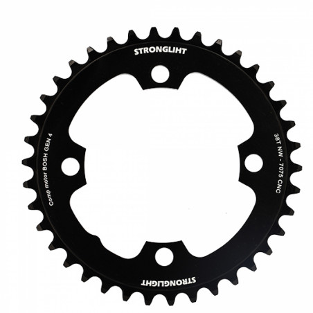 PLATEAU GRAVEL MONO DIAM 123 42DTS ALU 7075 NOIR 4 BRAN. STRONG COMP. CAMPA EKAR 13