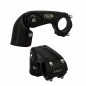 POTENCE REGLABLE AHEAD SET 1''1/8 L90 UNO ALU 6061 NOIR HT 62MM 0/ 60° (CINTRE 31.8)