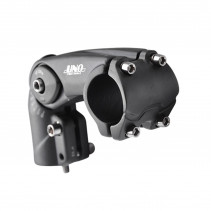 POTENCE REGLABLE AHEAD SET 1''1/8 L110 UNO ALU 6061 NOIR HT 62MM 0/ 60° (CINTRE 31.8)