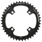 PLATEAU VTT 4BRA D.104 POUR SRAM XO FILETE 10V. STRONGLIGHT DOUBLE 41DTS EXTERIEUR NOIR - EPAISSEUR 5mm FILETE 10V.