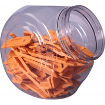 OUTIL DEMONTE PNEU VELO VELOX PLASTIQUE ORANGE (BOCAL DE 60)