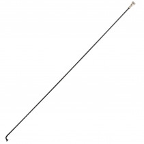 RAYON 2MM INOX NOIR L254 AVEC ECROU(X1) MACH1