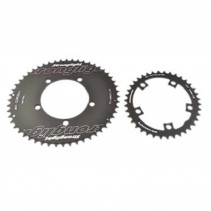 PLATEAU ROUTE DIAM 130 52-39 NOIR CT2 BIO CONCEPT OVALE STRONG 11/10V. (KIT) 5 BRANCHES
