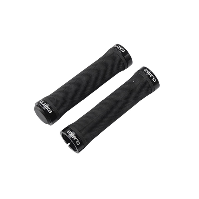 POIGNEE VELO LOCK ON CLARKS NOIR 130MM (PR)