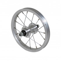 Roue city 12" alu arriere moy alu axe plein rl 1v.