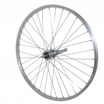 Roue city 26" alu torpedo arriere moy acier retropedalage 1v. (coaster brake)