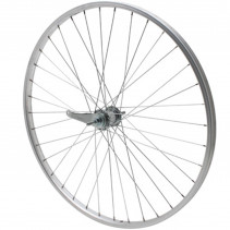 Roue city 650x35b alu torpedo arriere moy acier retropedalage 1v. (35-584) (coaster brake)