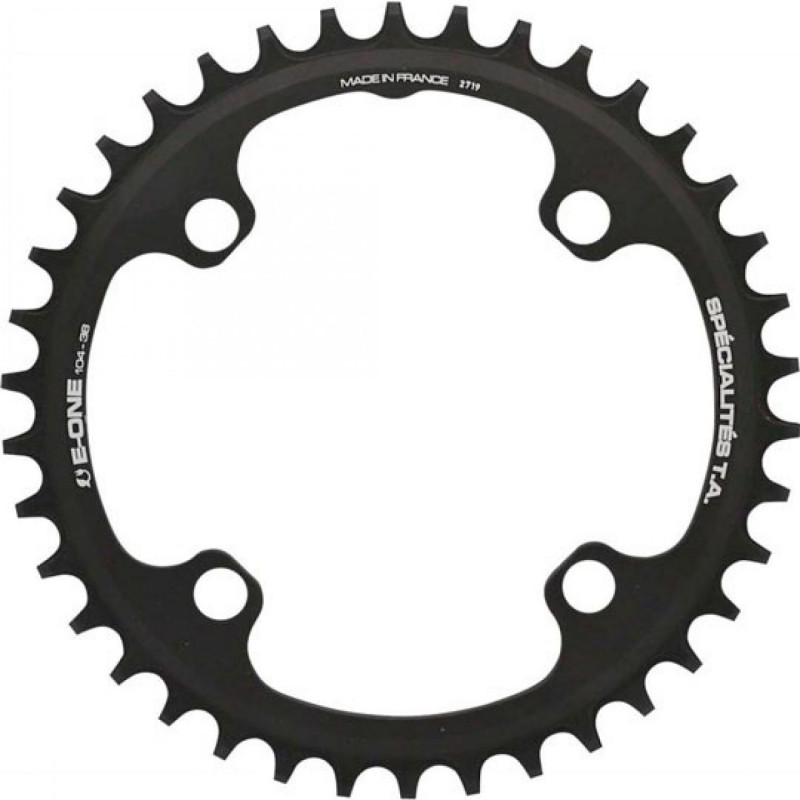 PLATEAU VTT MONO DIAM 104 EXTER 34DTS NOIR 4 BRANCHES TA E ONE NARROW WIDE