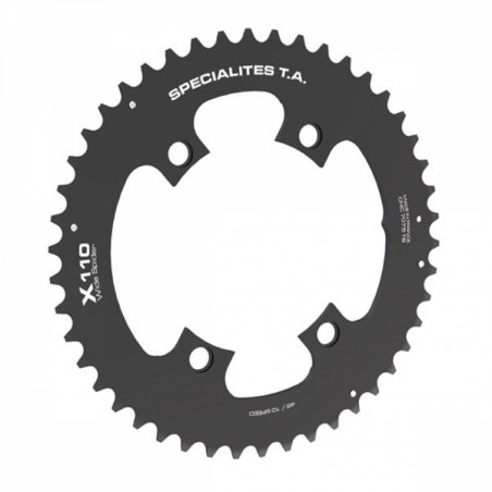 PLATEAU ROUTE DIAM 110 EXTER 42DTS NOIR X110 WS(COMP.SHIM TIAGRA/SORA/CLARIS) TA 4 BRANCHE