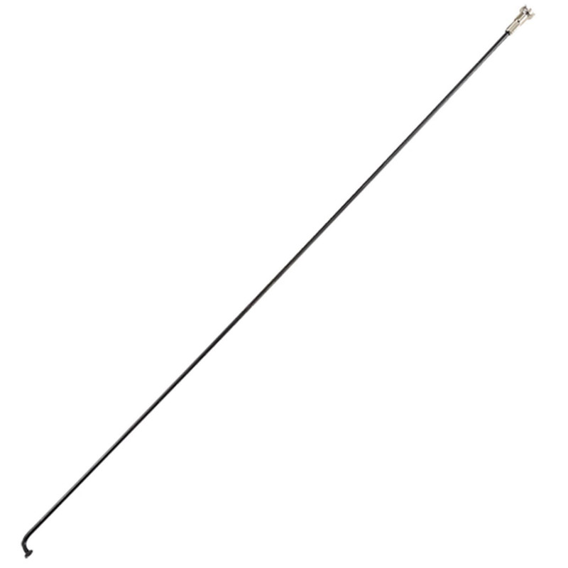 RAYON 2MM INOX NOIR L290 AVEC ECROU(X1) MACH1