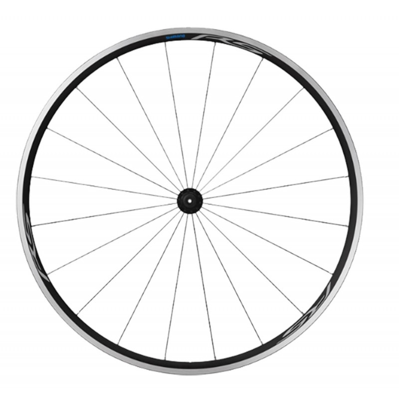 Roue route 700 av blocage jante noir Shimano rs100 moy Shimano