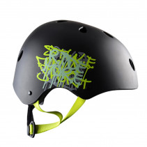 CASQUE ENFANT POLISPORT URBAN RADICAL GRAFFITI NOIR (URBAIN/BMX/SKATE) REG.OCCIPITAL 53/55